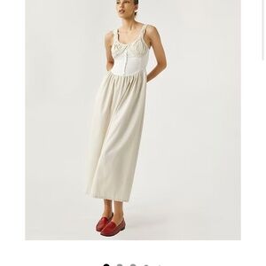 Tach Nasser Colorblock Midi Dress